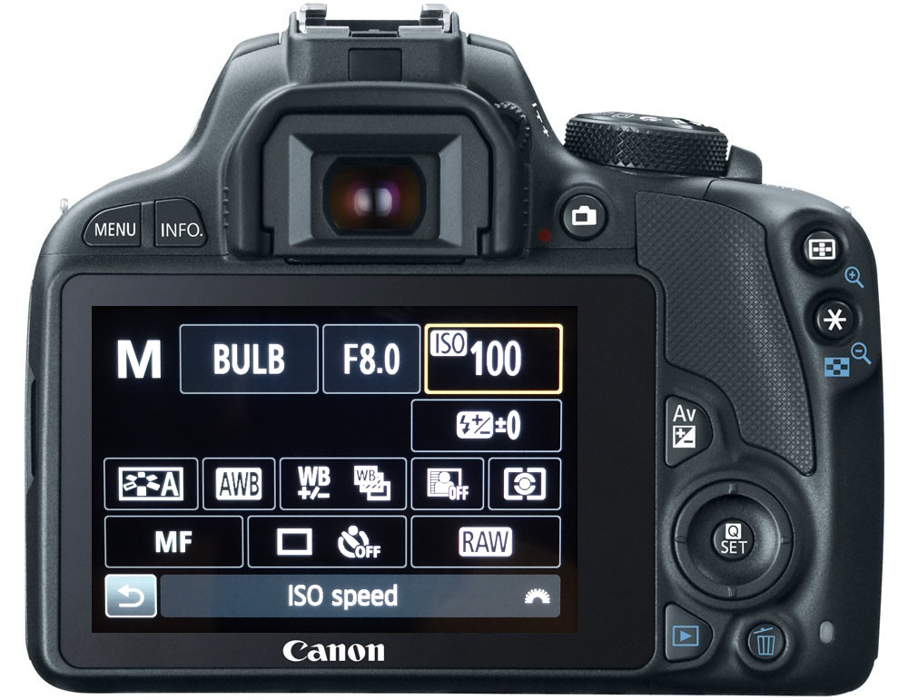 Canon SL1 ISO Selection