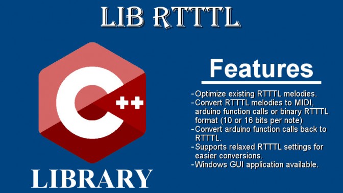 libRtttl cplusplus library