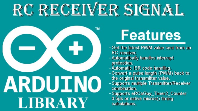 Arduino RcReceiverSignal library
