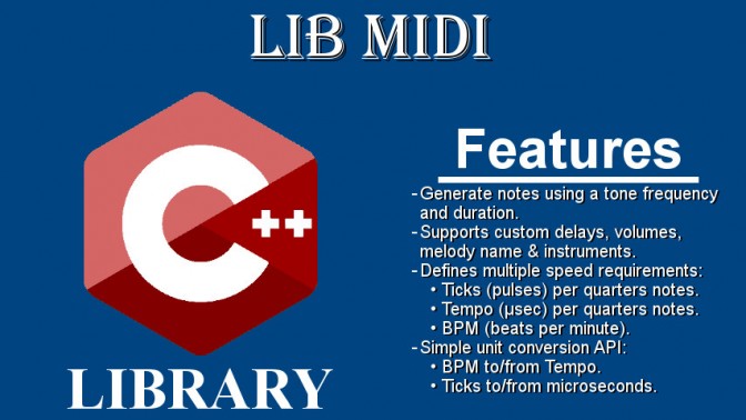 libMidi c++ library